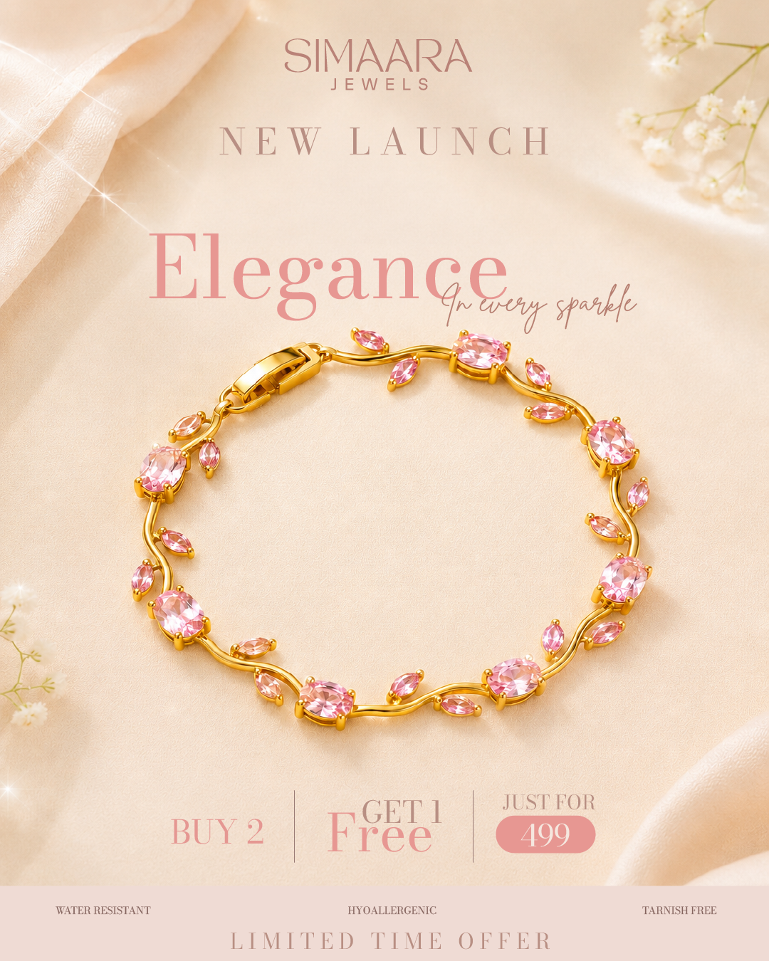 Tulip Bracelets- Buy 2 Get 1 Free!!!
