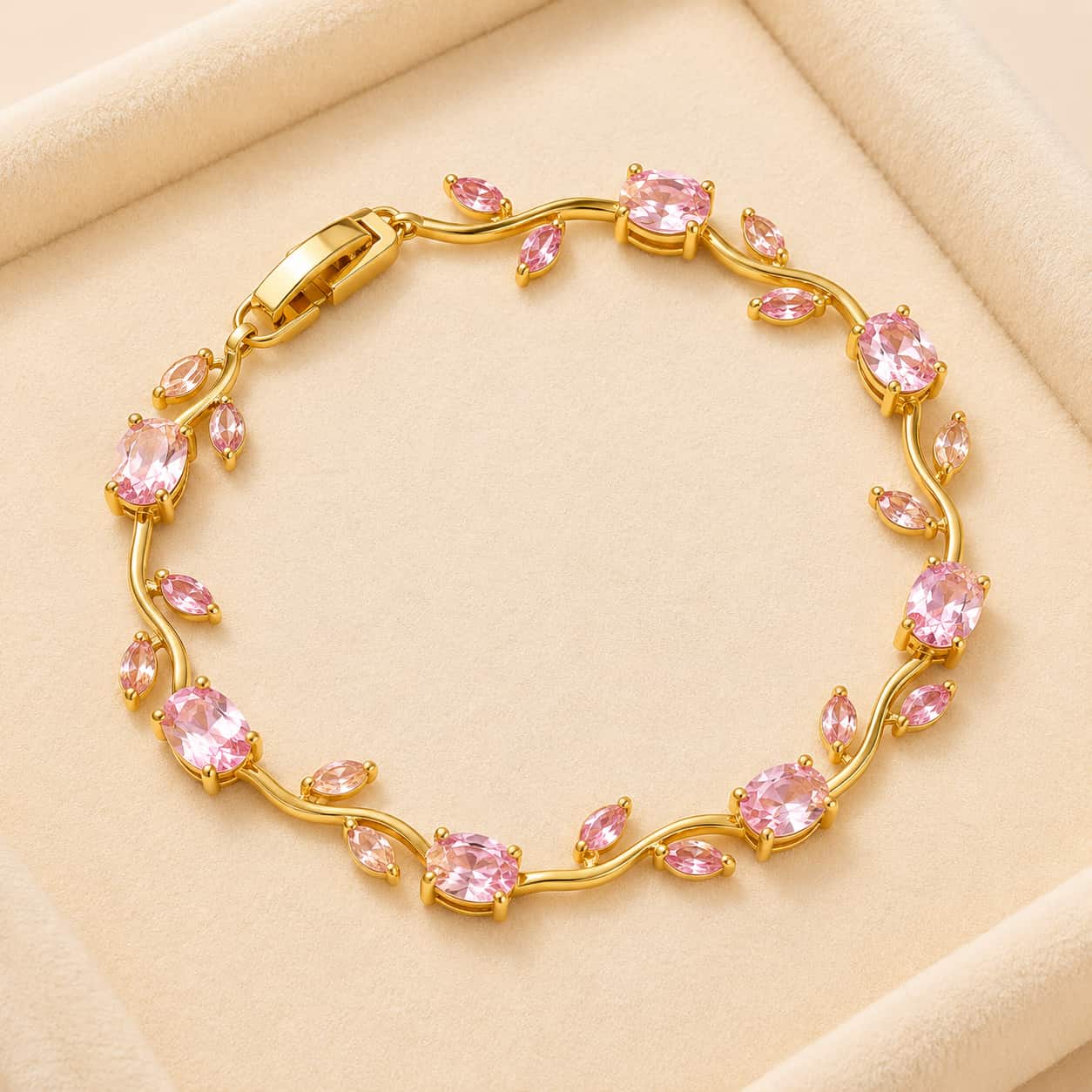 Blush Bloom Tulip Bracelet