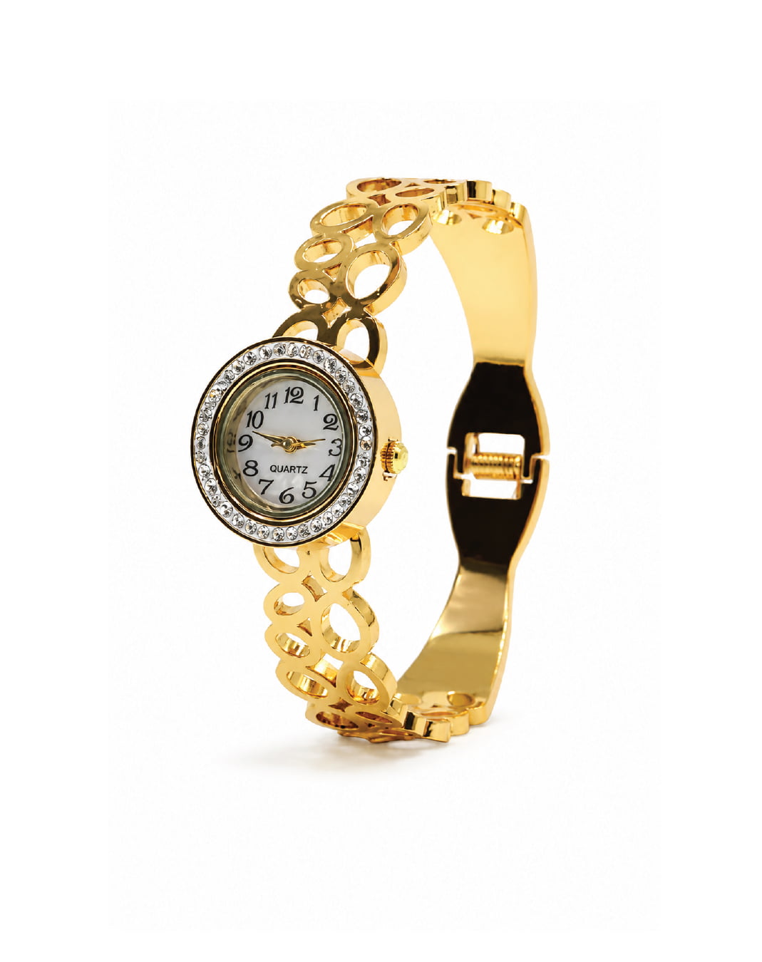 Celeste Crystal Cuff Watch